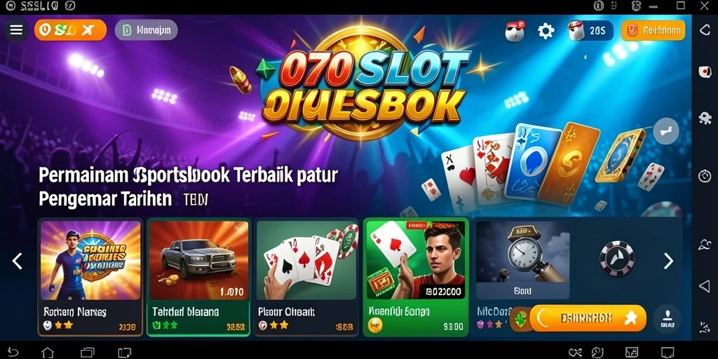 Tangkapan layar utama 070SLOT menunjukkan pengalaman taruhan olahraga yang menarik.