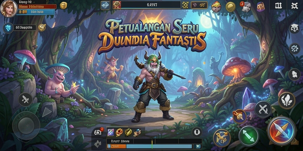 Tampilan gameplay 6RT yang memukau dalam dunia petualangan.