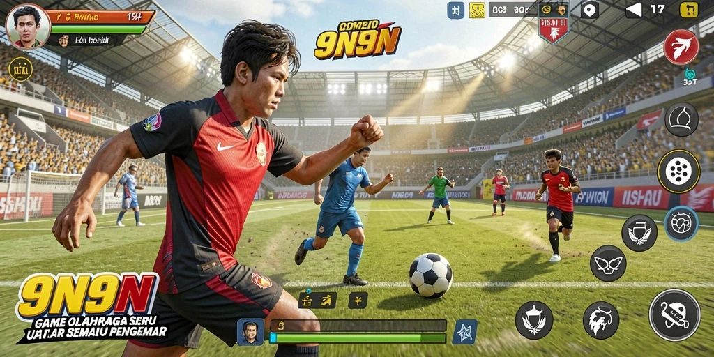 Tampilan menarik dari gameplay <strong>9N9N</strong> dalam berbagai cabang olahraga.