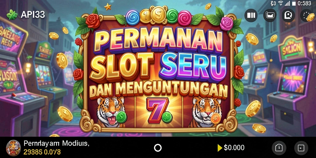 Tampilan gameplay API33 yang seru dan interaktif dalam permainan Slot.