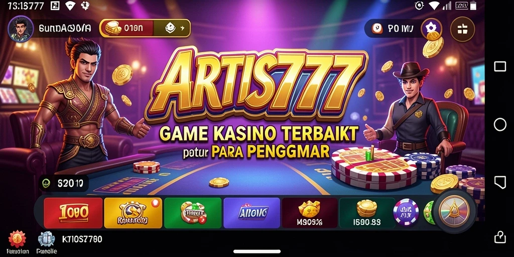 Tampilan permainan Kasino yang menarik di ARTIS777.