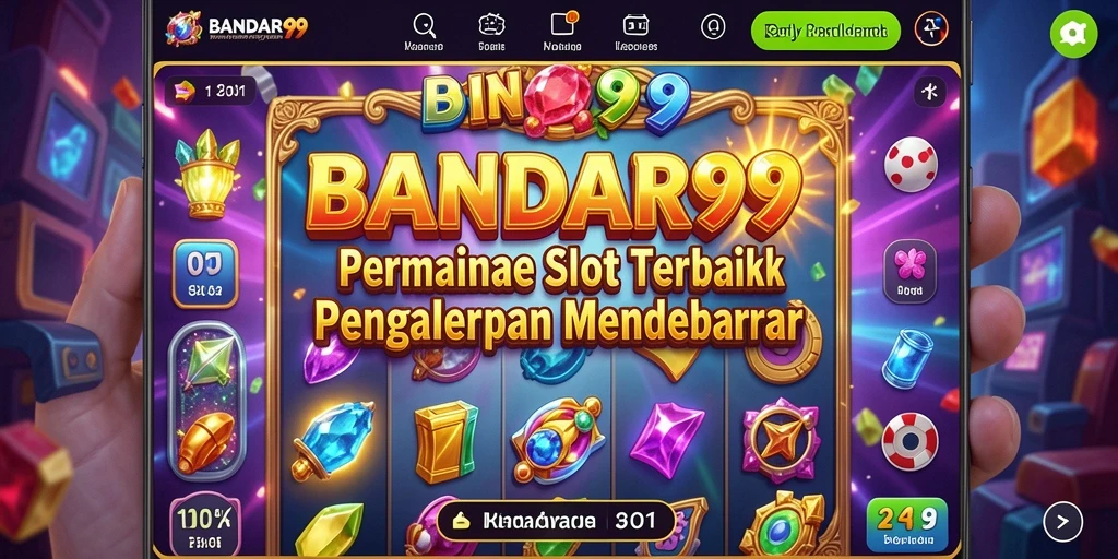 Tampilan gameplay menarik dari BANDAR99 dengan slot yang variatif.
