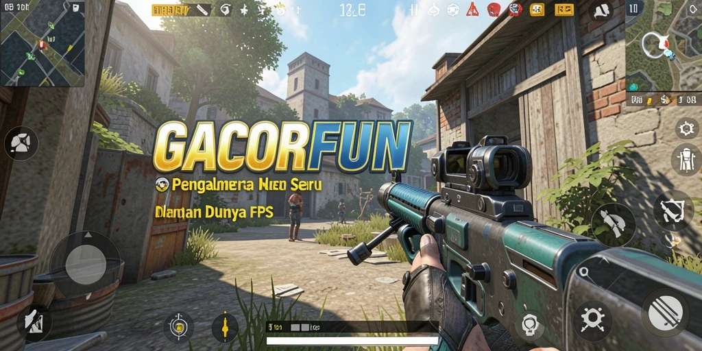 Tangkapan layar GACORFUN menampilkan aksi tembak-menembak yang mendebarkan.