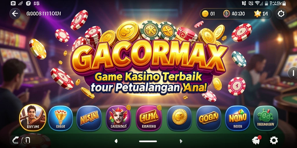 Tampilan screenshot <strong>GACORMAX</strong> menunjukkan gameplay kasino yang mendebarkan.