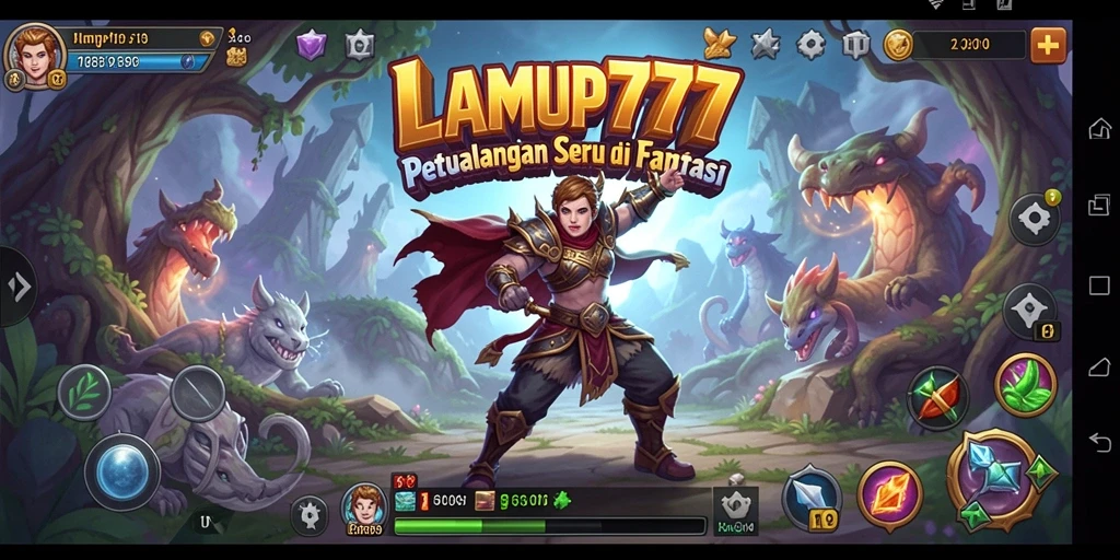 Tampilan gameplay seru dari LAMPU777 yang penuh petualangan.