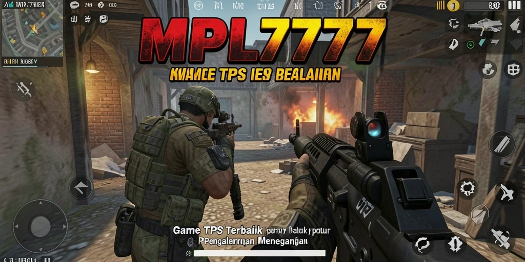 Tangkapan layar MPL777 menunjukkan aksi seru dalam pertempuran TPS.