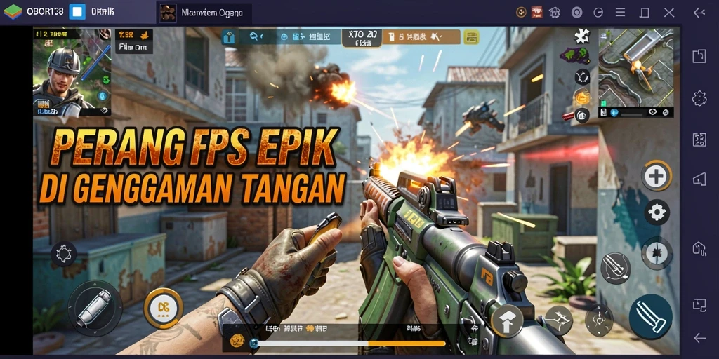 Tampilan gameplay seru dengan aksi menegangkan di OBOR138.