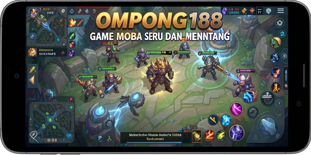 Tangkapan layar gameplay OMPONG188 yang menampilkan pertempuran seru.