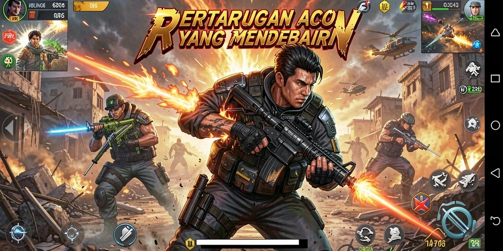 Screenshot menarik dari gameplay R6R6 yang penuh aksi.