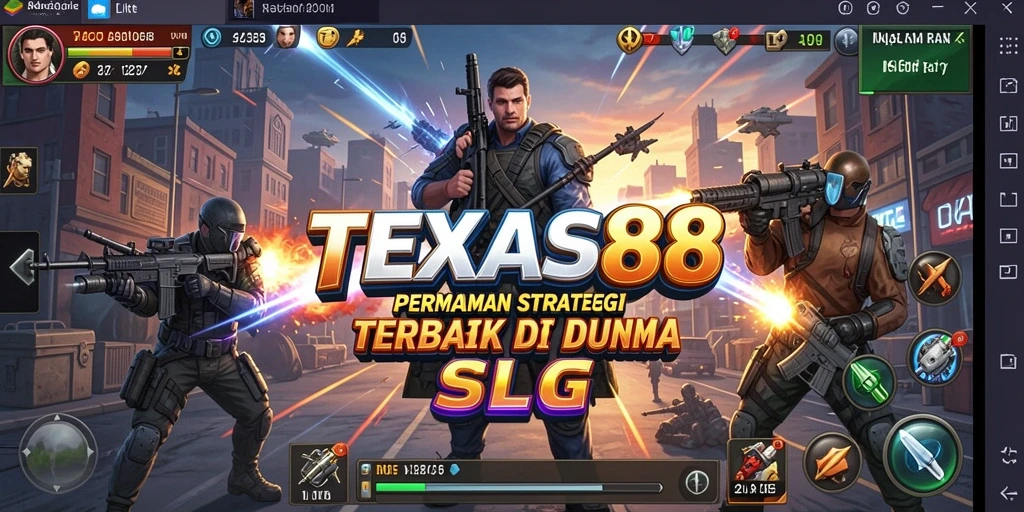 Tampilan gameplay menarik dari TEXAS88 dengan strategi pertempuran yang mendebarkan.