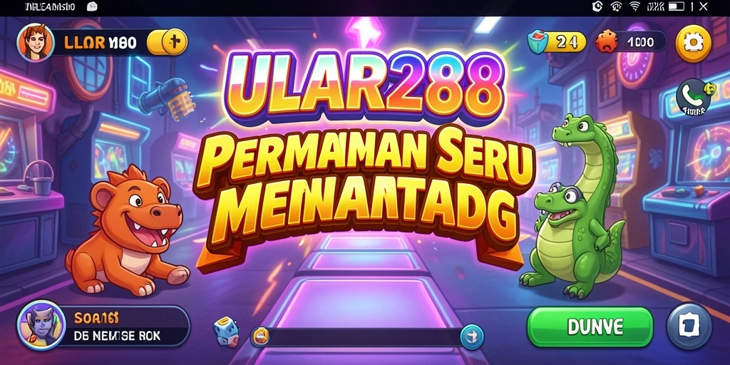 Tampilan gameplay menarik di ULAR288 dengan aksi cepat dan adiktif.