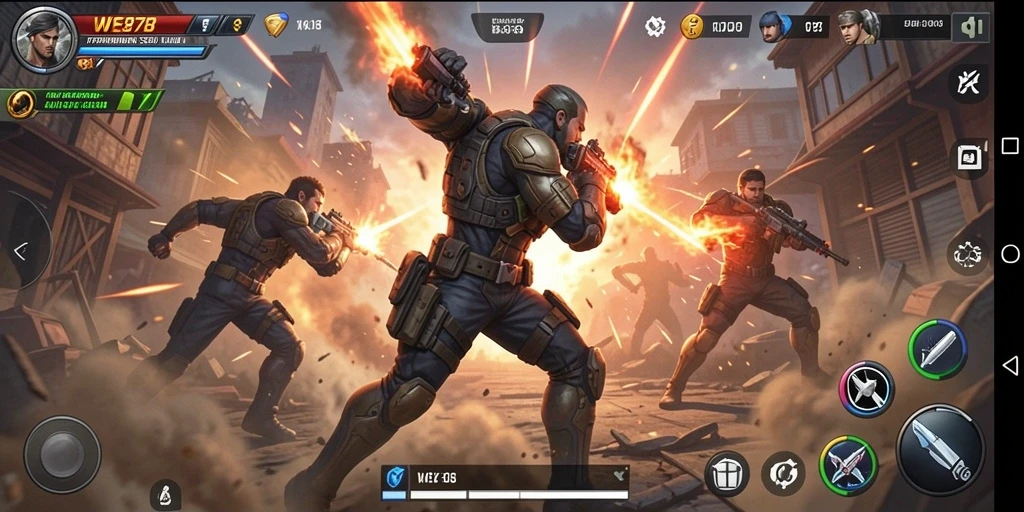 Tampilan gameplay seru dalam <strong>WE878</strong> dengan pertarungan aksi mendebarkan.